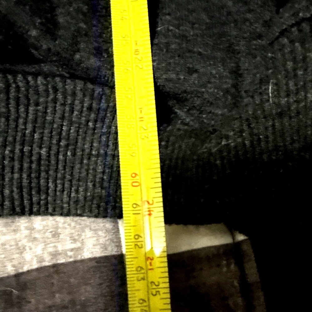 Aerie XS Sherpa-Lined Black Hoodie With Drawstrings & Kangaroo Pocket - Picture 6 of 6